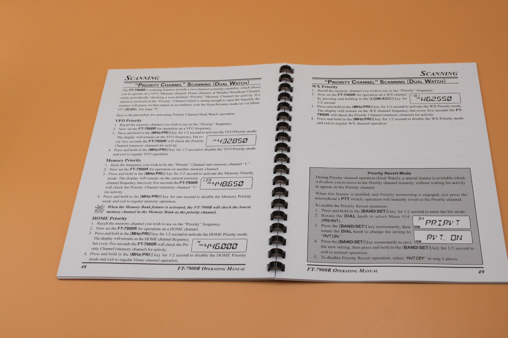 84 pages FT-7900R Transceiver owner Instruction Manual Operating Guide