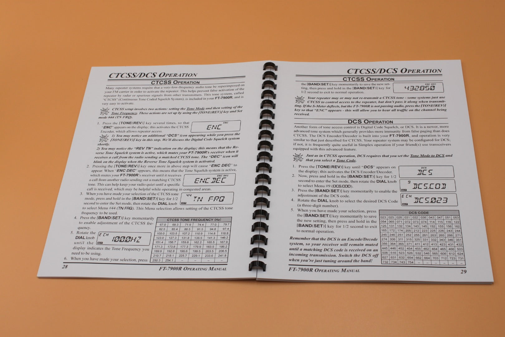 84 pages FT-7900R Transceiver owner Instruction Manual Operating Guide