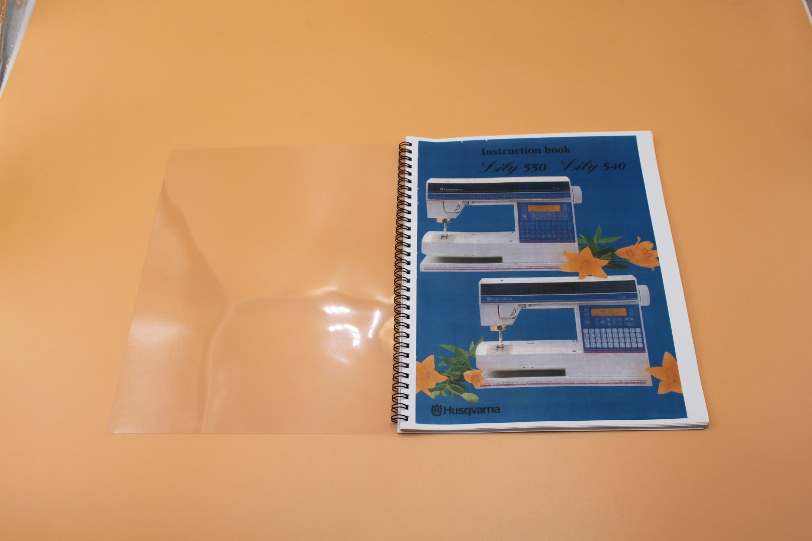reprint Husqvarna Viking Lily 550 540 Instruction owner Manual 60 Pages  Protective Covers