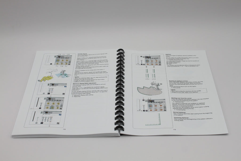Janome Continental M7 Professional Sewing Machine Instruction Manual 142 pages with Protective Covers