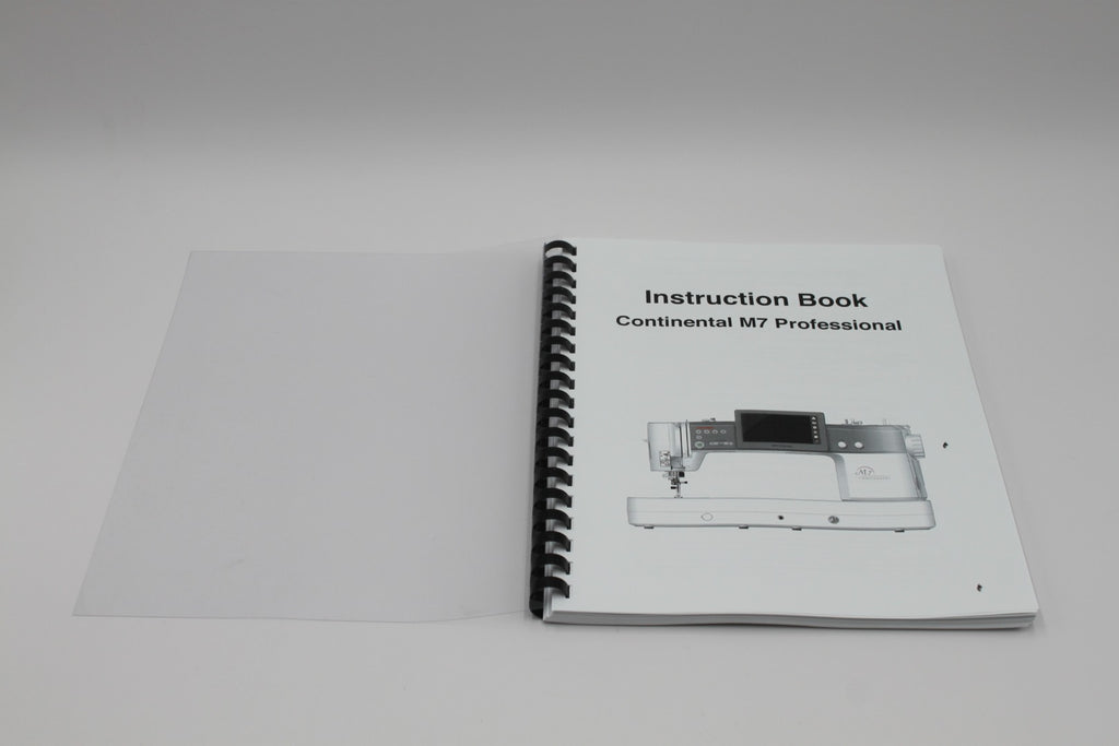 Janome Continental M7 Professional Sewing Machine Instruction Manual 142 pages with Protective Covers