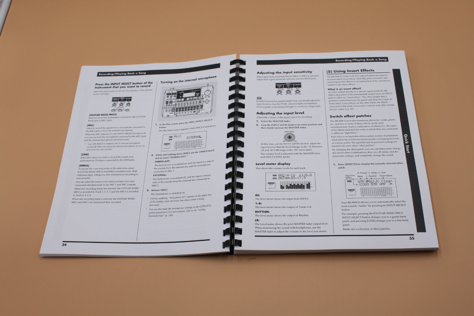 Boss BR-900cd Owners Instruction Manual 232 Pages & clear cover