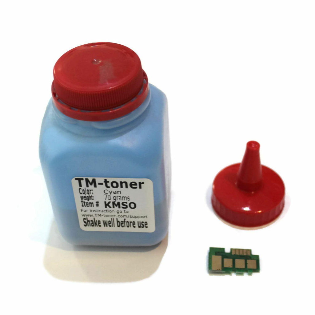 Compatible Toner refill kit with chips for Samung Samsung Xpress SL-C1810W, SL-C1860FW printer and CLT-C504S cartridge