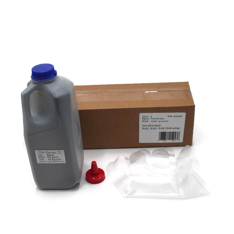 (500g) BULK Toner REFILL for Brother TN-630, TN-660 for DCP-L2520DW, MFC-L2720DW, MFC-L2740DW, MFC-L2700DW, HL-L2340DW, HL-L2320D, HL-L2360DW, HL-L2380DW, HL-L2300D Printers