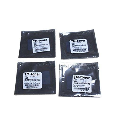 TM-toner ? 4 toner reset chips for Ricoh Aficio SP C430DN, SP C431DN, Gestetner SPC430DN, SPC431DN, Lanier LP137CN, LP142CN, Savin CLP37DN, CLP42DN printer 821070, 821073, 821072, 821071