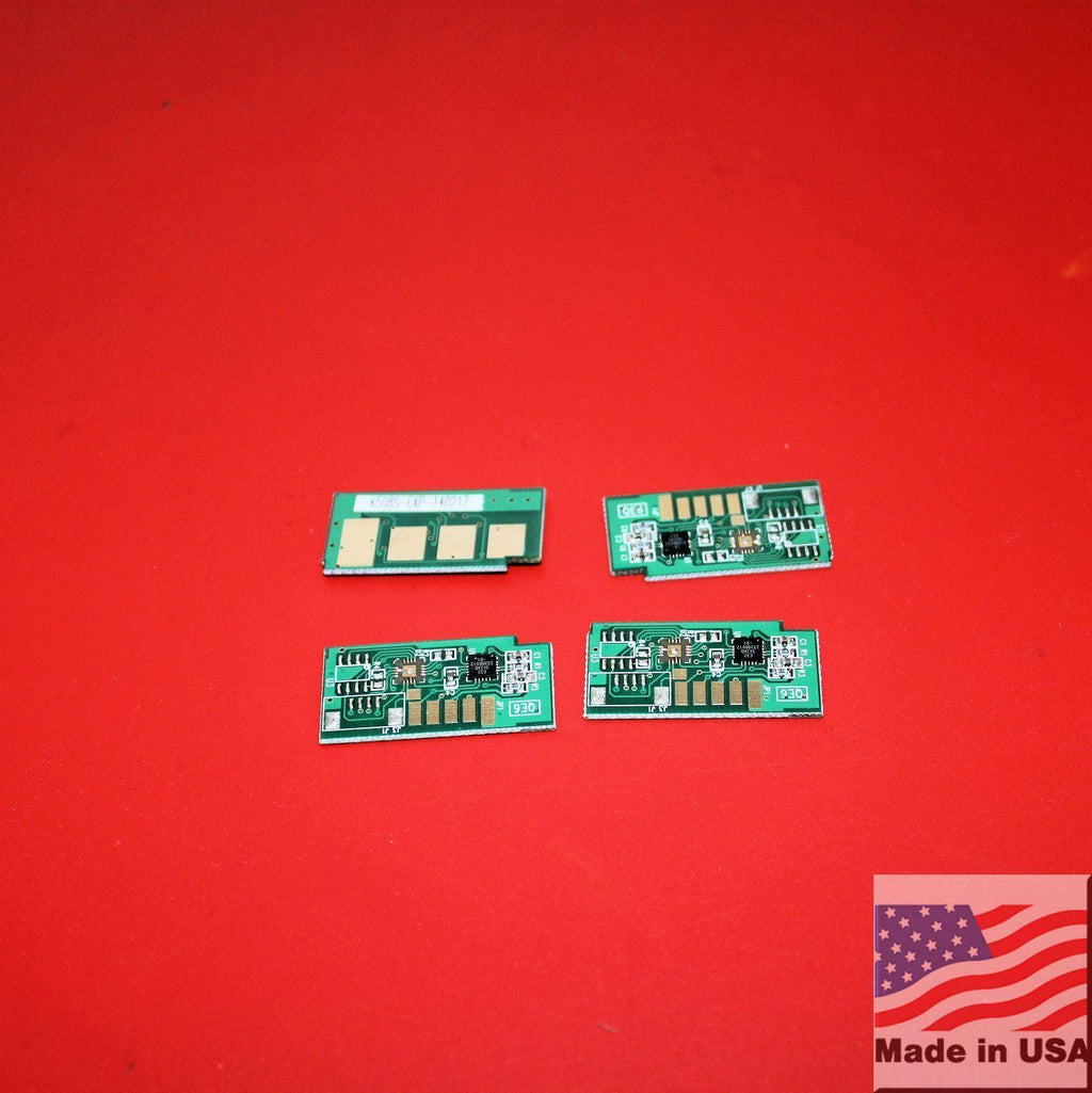 TM-toner ? 4 Toner Reset Chips for Samsung CLT-508L CLX-6220FX 6250 CLP-620 CLP-670 Refill CLT-K508L, CLT-C508L, CLT-M508L, CLT-Y508L, CLT-K508S, CLT-C508S, CLT-M508S, CLT-Y508S